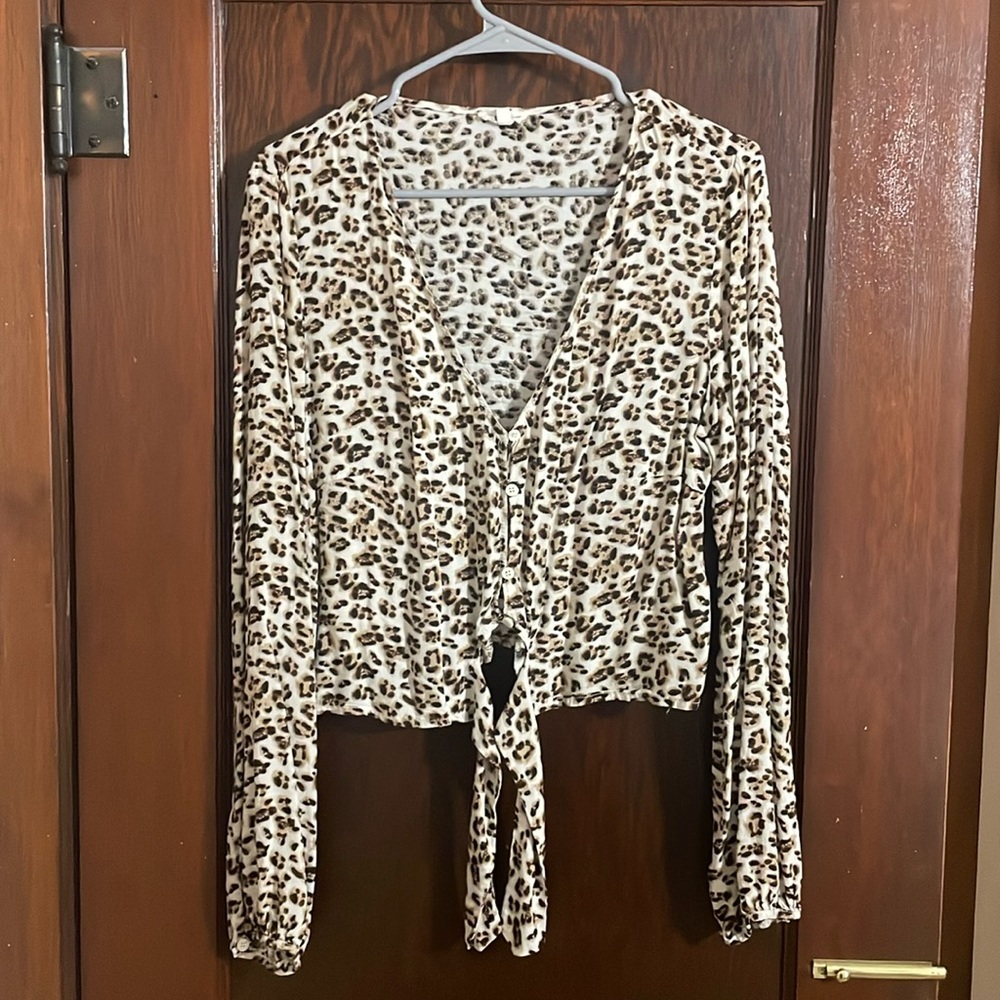 Cheetah blouse